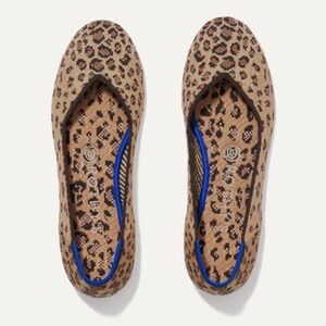 Rothy’s The Flat | Leopard Print Knit Flats | Size 7.5